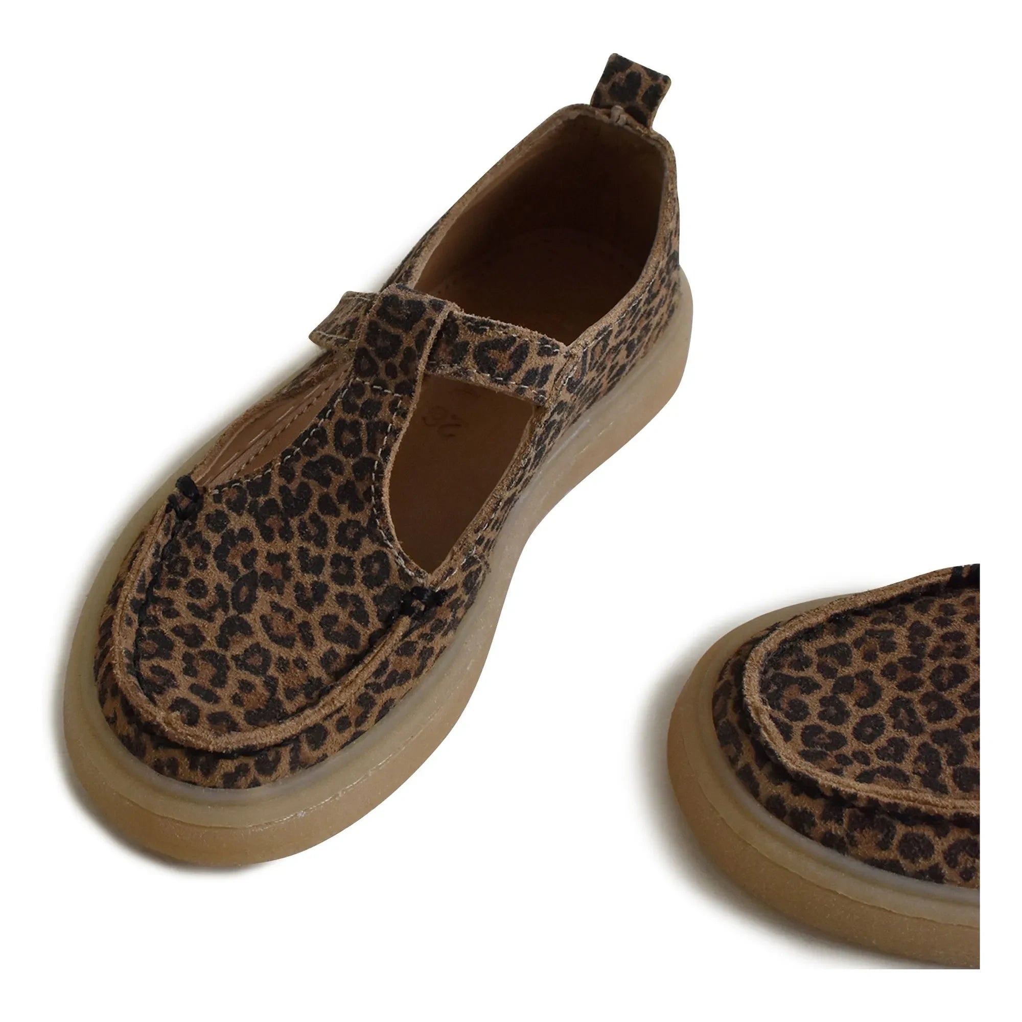 du Loua - Du Tilly Leoparden-Suede-Loafer | Braun