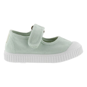 Victoria - Mercedes Tira Lona Canvas Sneaker | Wassergrün