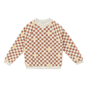Arsène et Les Pipelettes - Damier Terry Sweat | Braun