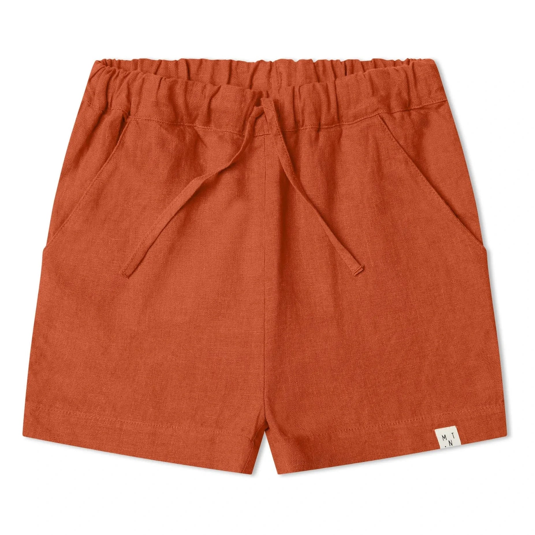 Matona – Klassische Leinen-Shorts | Dunkelblau