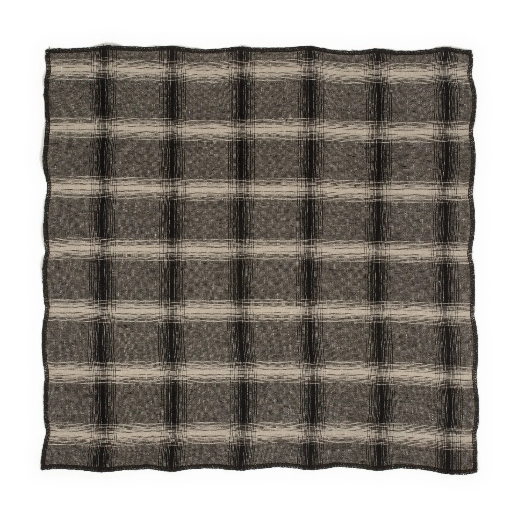 Le Monde Sauvage - Highlands Gewaschene Leinenservietten - 4er Set | Dunkelgrau
