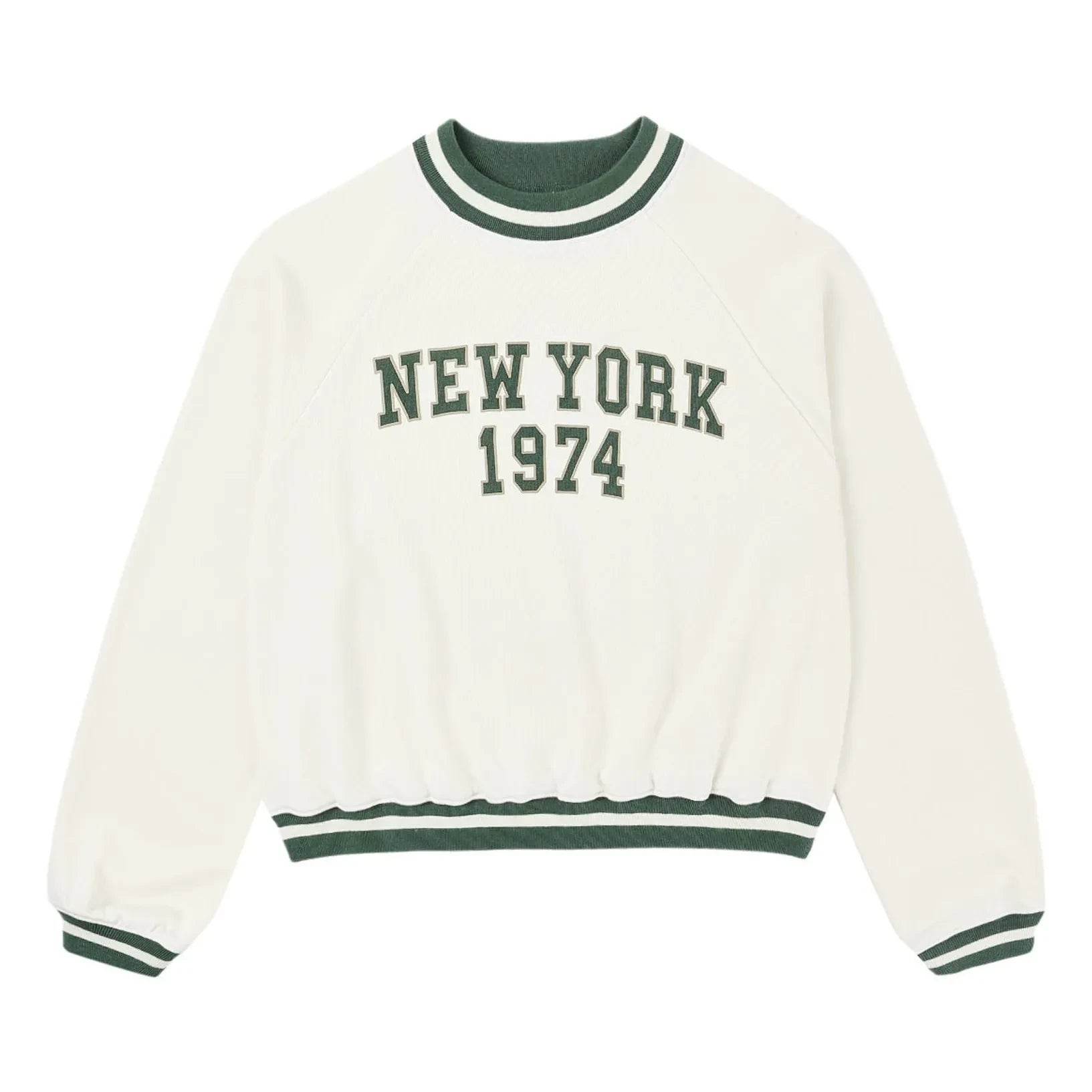 Rylee + Cru - Raglan Sweat New York | Ecru
