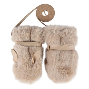 Donsje - Richy Kaninchen Handschuhe | Rosa