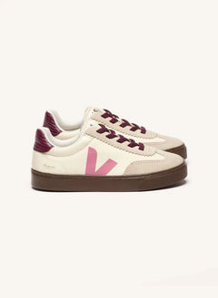 Veja - Kleine Volley Leder Sportschuhe - Veja x Bonpoint | Rosa