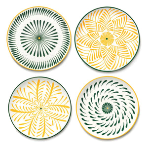 Serax - Baazar Speiseteller, Waww La Table - 4er Set | Gelb