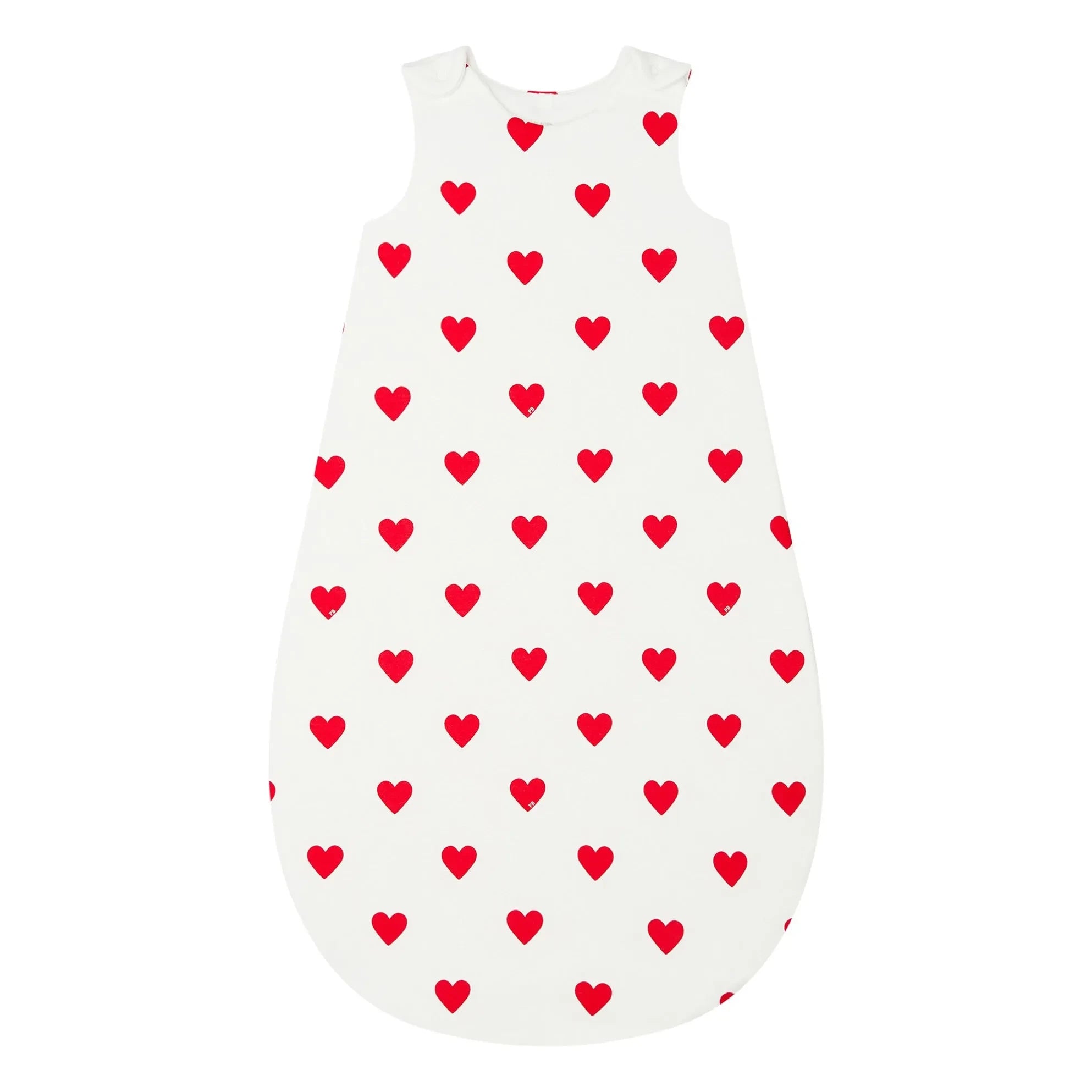 Petit Bateau - Herz-Schlafsack | Rot