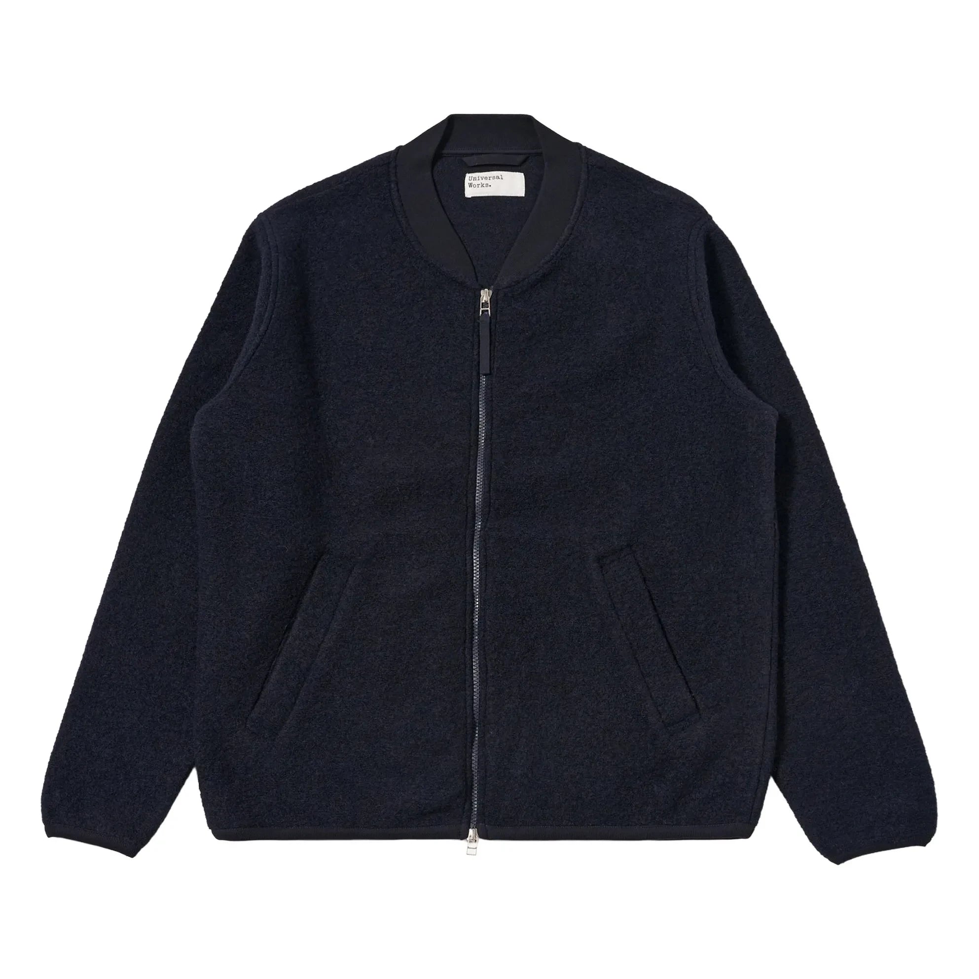 Universal Works - Bomberjacke mit Reißverschluss | Marine