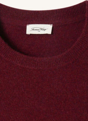 American Vintage - Raxow Wolle Pullover | Granat
