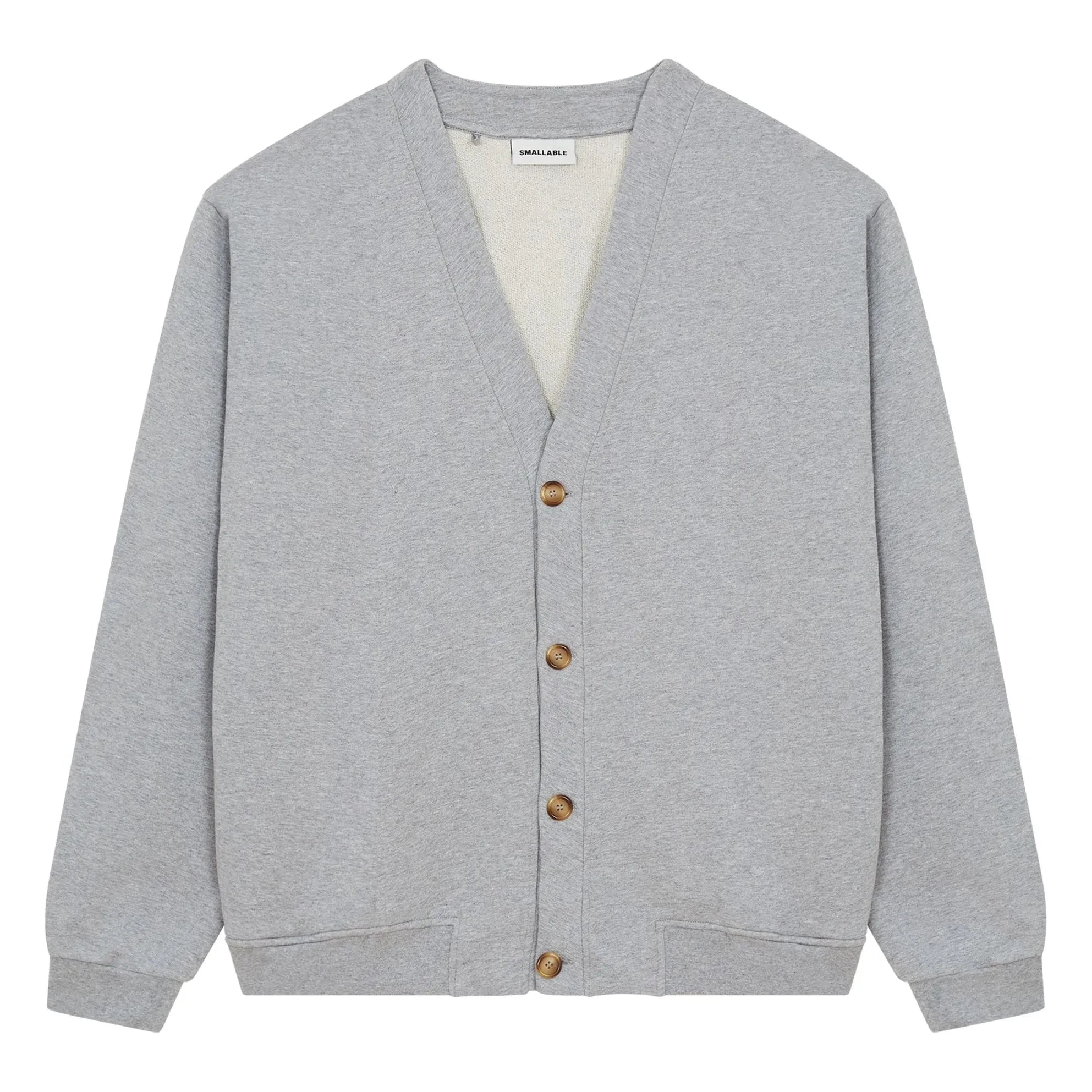 Smallable Man - Cam Cardigan aus Bio-Baumwolle | Heather Grey