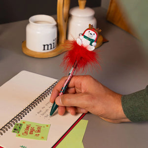 Legami - Weihnachts Gelstift mit beleuchtetem Polar Bear Rentier - Schreiben ist Magie