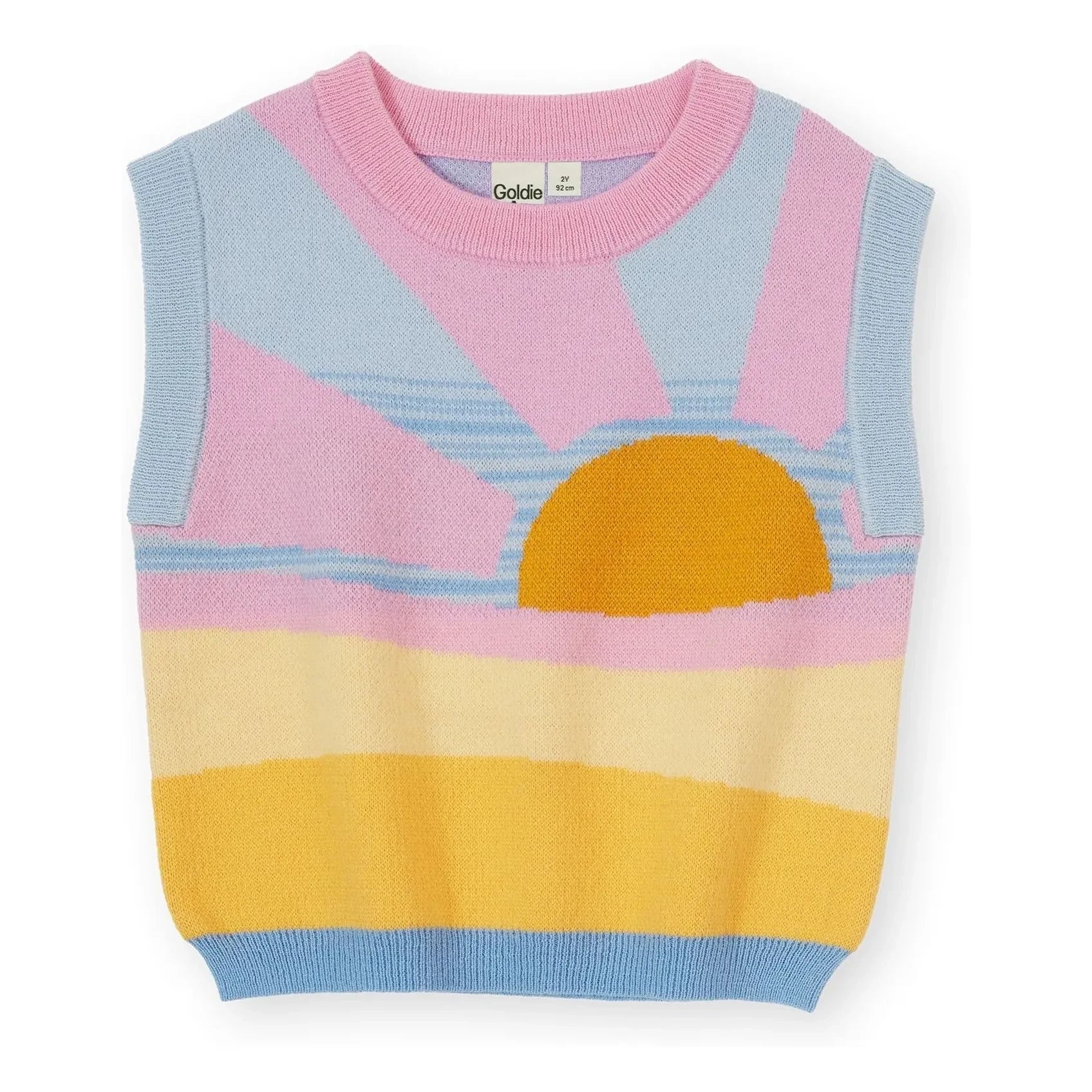 Goldie + Ace – Sunshine Ärmelloser Pullover | Rosa
