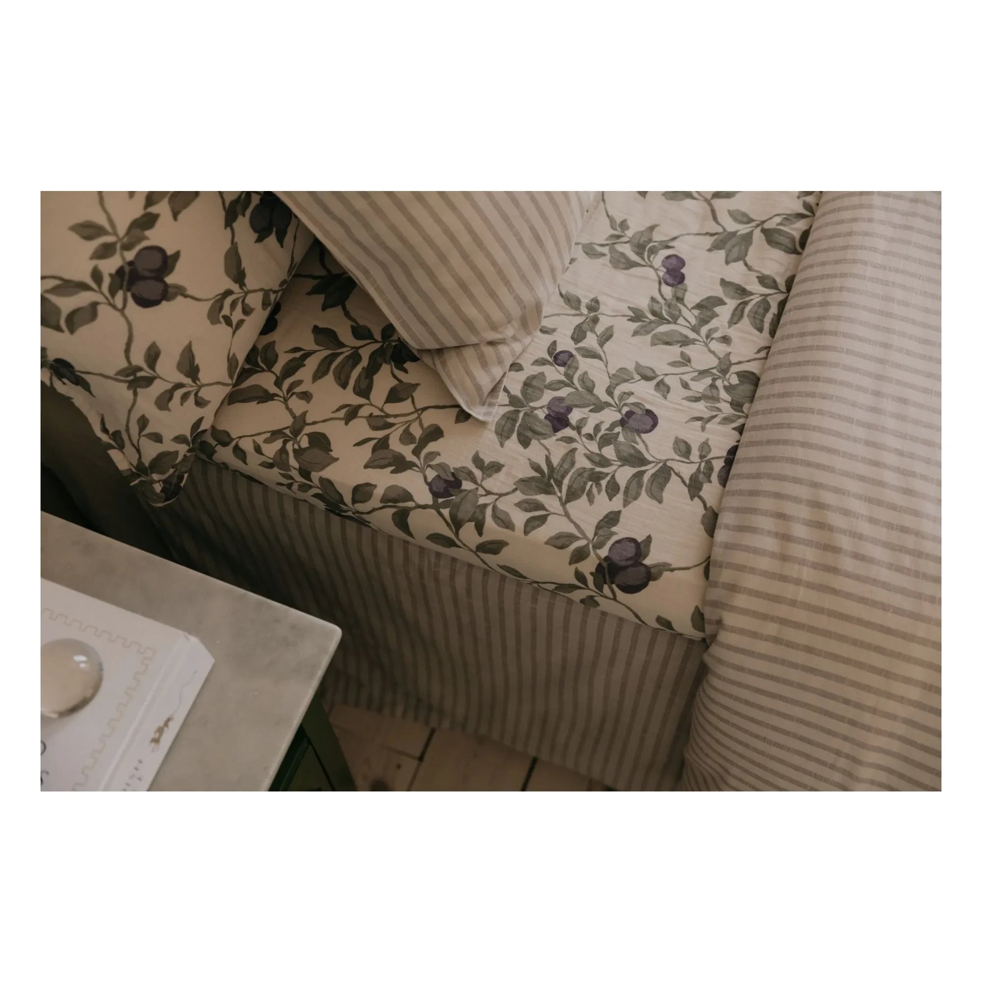 garbo&friends - Spannbettlaken Plum | Plum