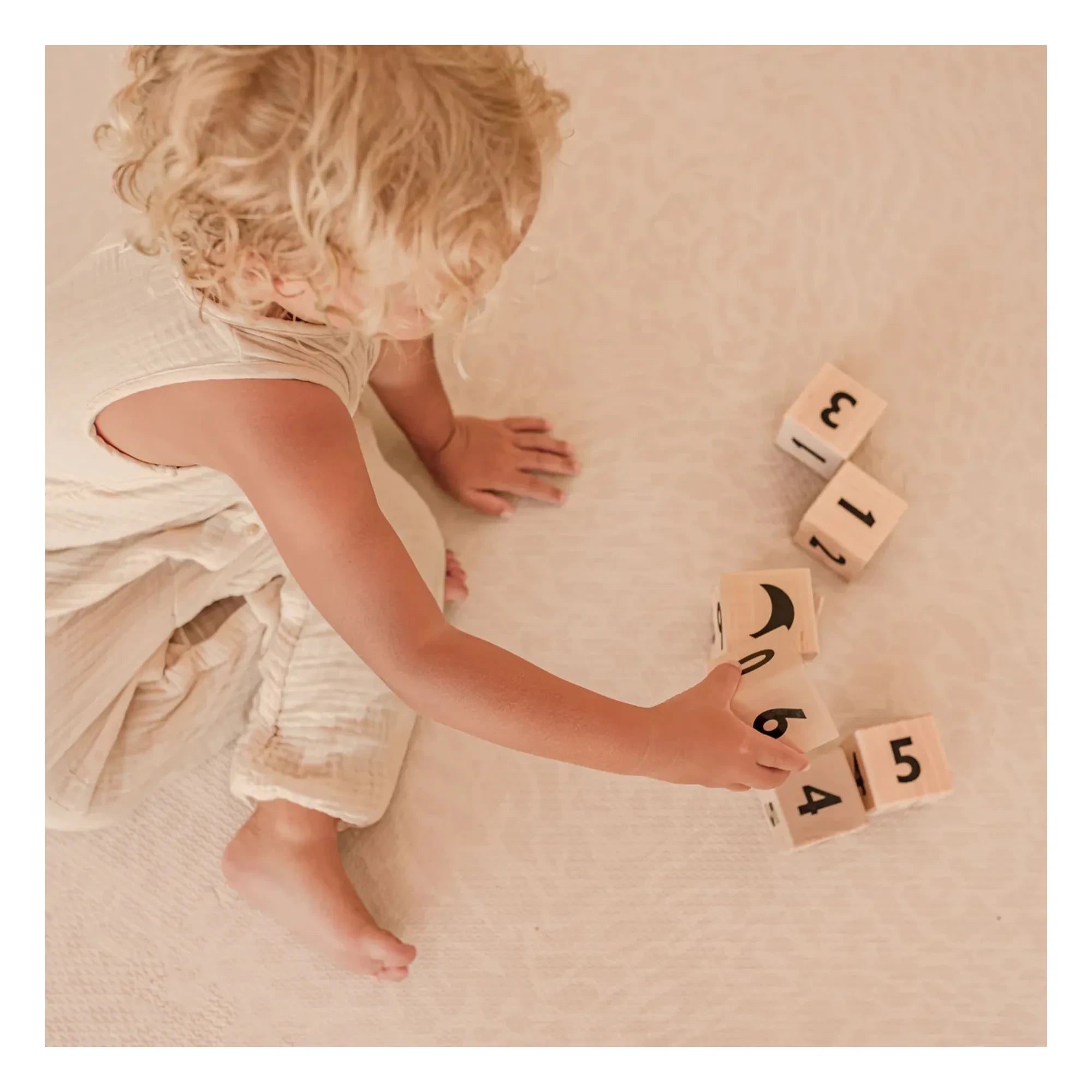 Toddlekind - Wilde modulare Spielmatte | Puderrosa