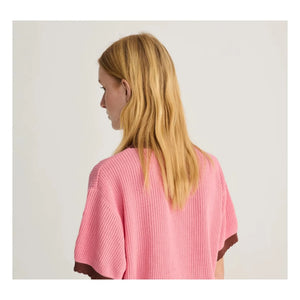 Bobo Choses – Pullover aus Bio-Baumwolle mit Ajourmuster | Rosa