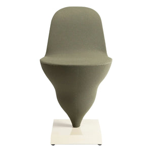 Moustache - Gelato Stuhl mit Cremesockel - Jean-Baptiste Fastrez | Khaki