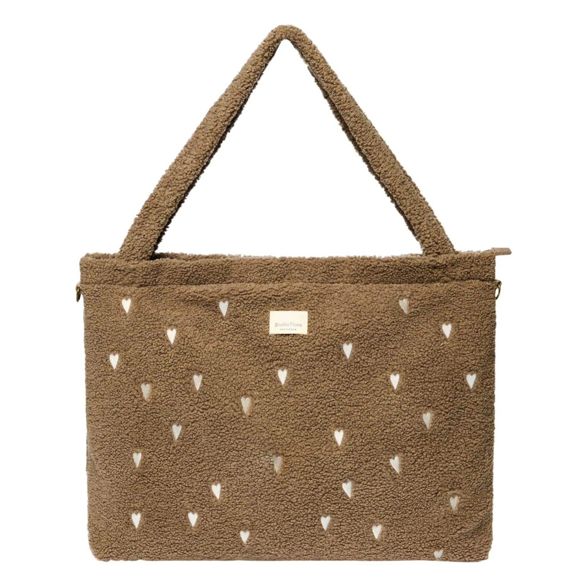 Studio Noos - Hearts Wickeltasche | Braun