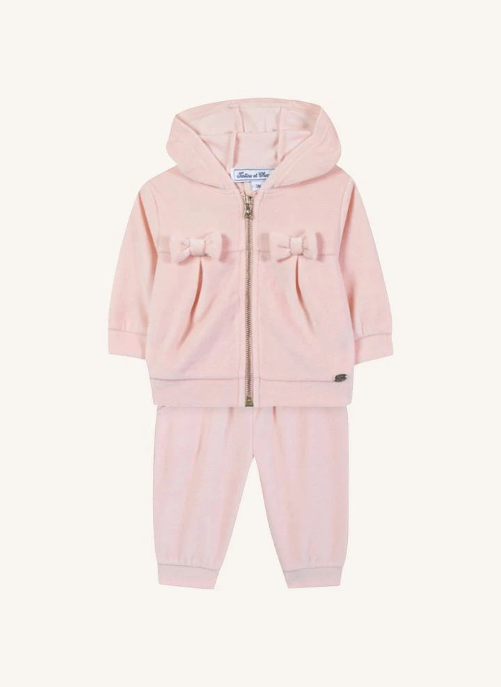 Tartine et Chocolat - Rosa Sweat Knot und Jogger-Set