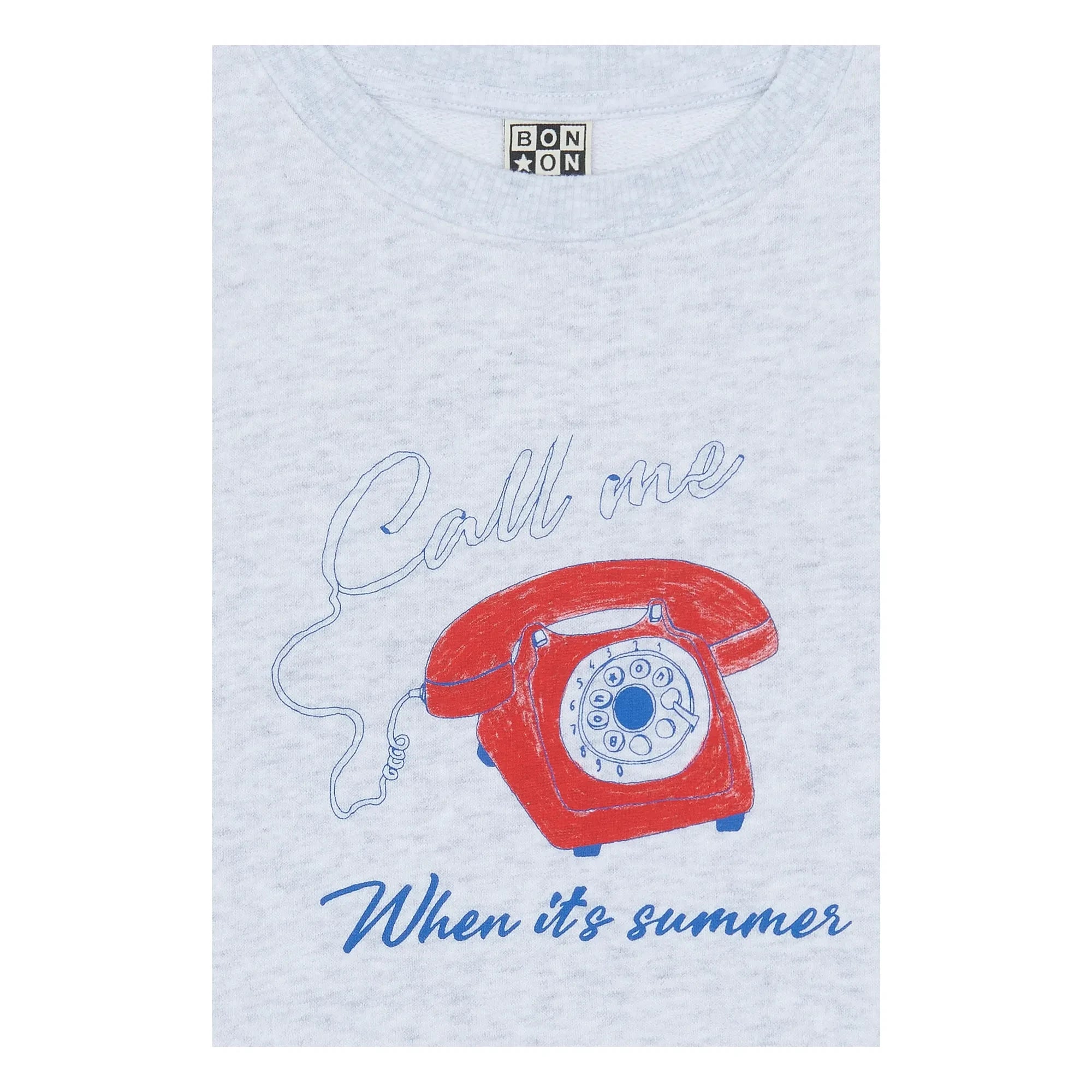 Bonton - Smile Call Me Sweatshirt | Grau