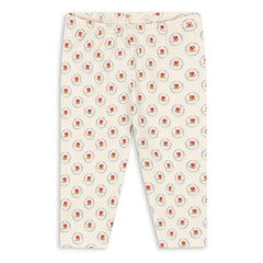 Konges Sløjd - Geometrische Leggings Bio-Baumwolle | Ecru