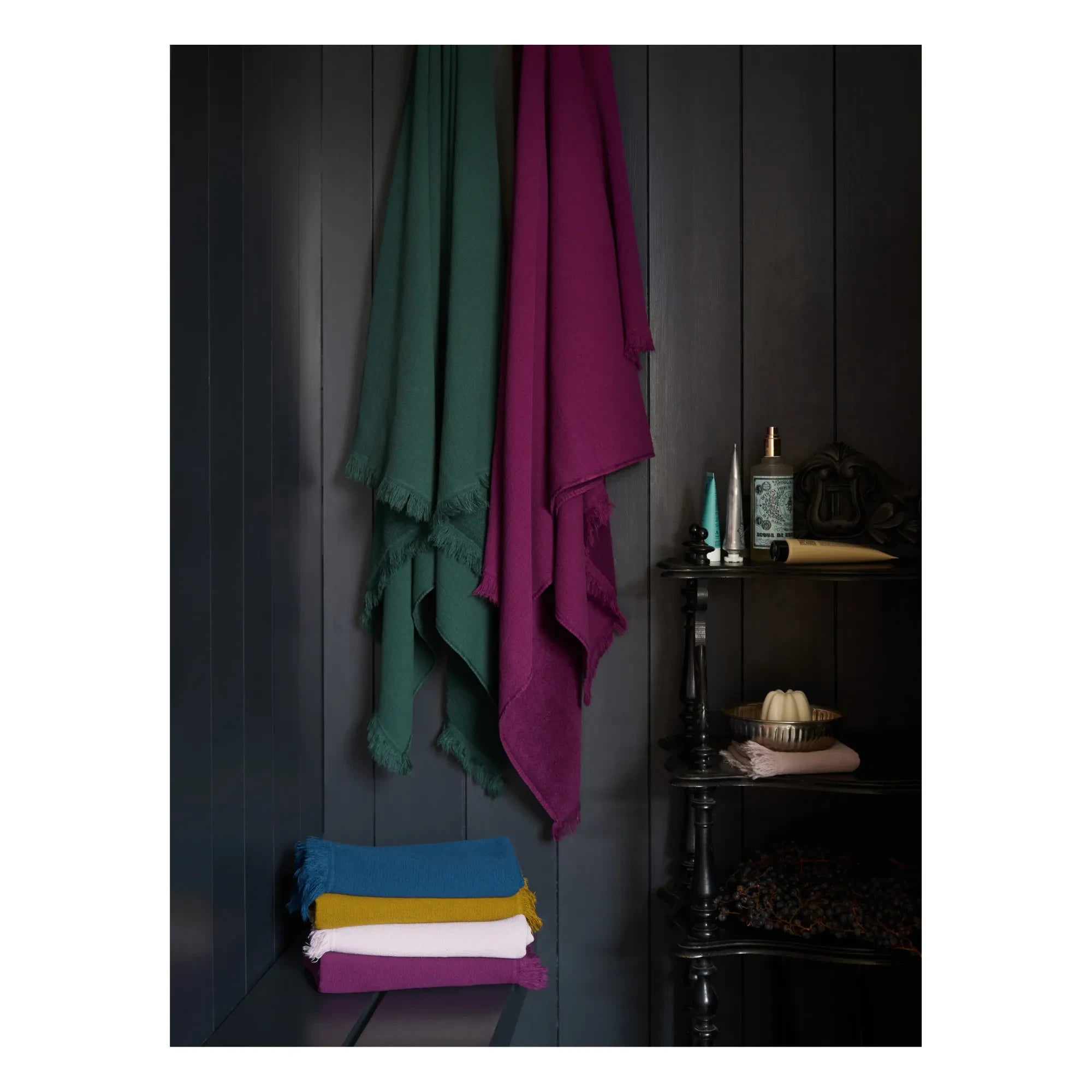 La cerise sur le gâteau - Misafir havluları - 2'li Set | Crimson