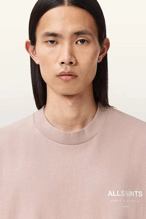 AllSaints Herren Baumwoll Oversize T-Shirt