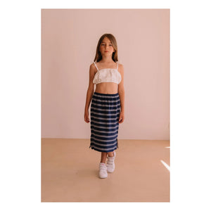 We Are Kids - Mandy Bio-Baumwolle Besticktes Crop Top | Weiß