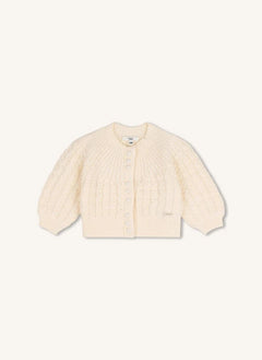 Chloé - Babykardigan aus Bio-Baumwolle | Chalk