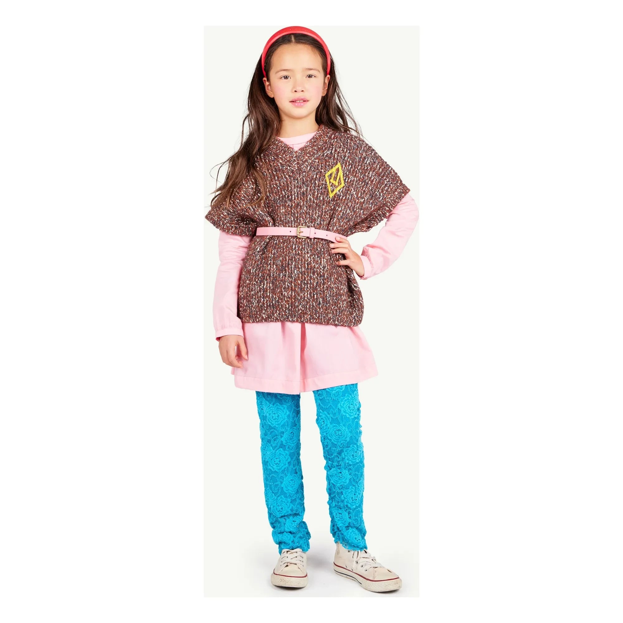 The Animals Observatory - Krokodil-Spitzen-Leggings | Blau