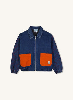 Kenzo - 1970 Denim Jacke mit Reißverschluss | Blau