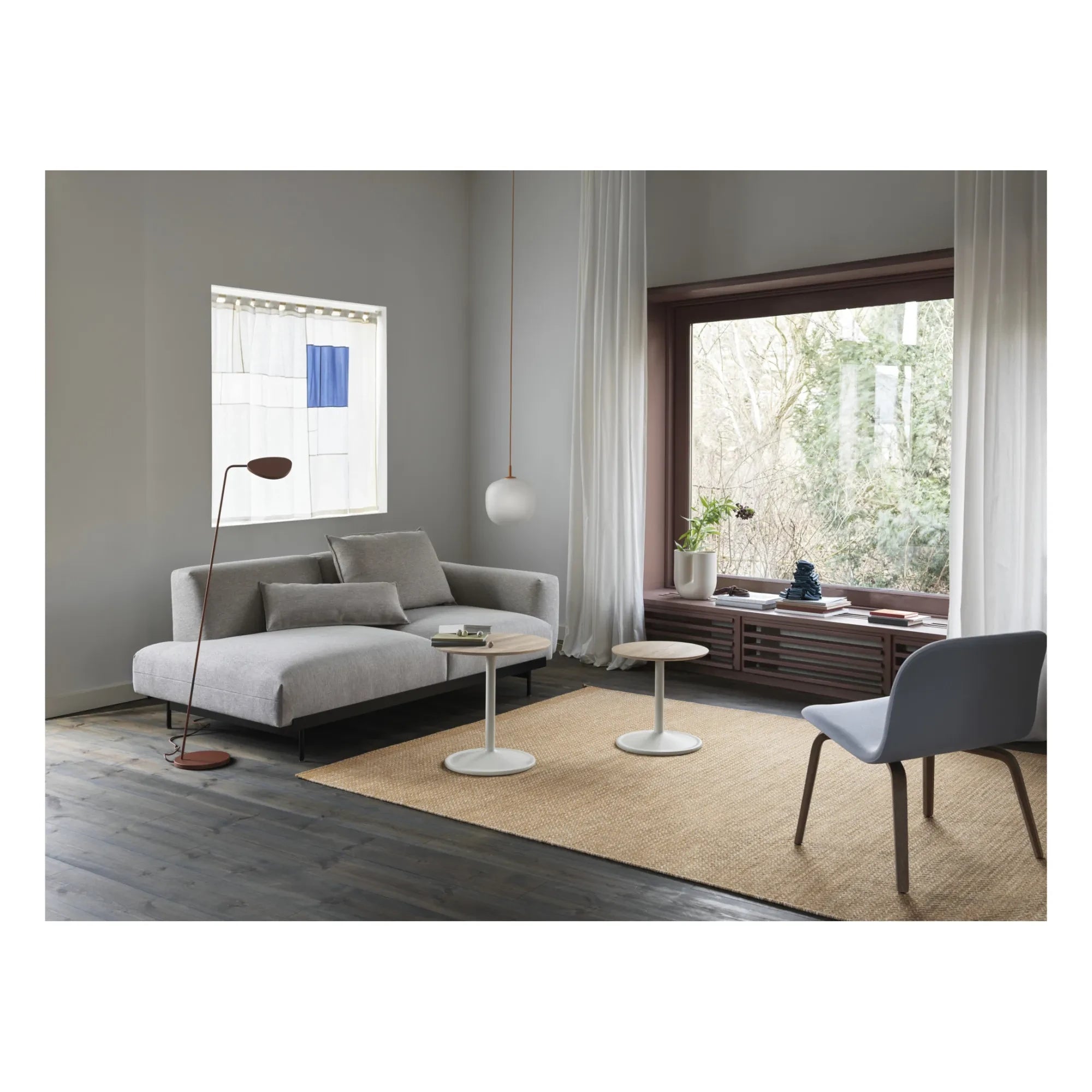 Muuto - 2-Sitzer Sofa - Armlehne Rechts | Beige