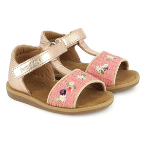 Pom d'Api - Air Natur Fleurs Sandalen | Rosa