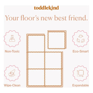 Toddlekind - Klassische modulare Spielmatte | Blush