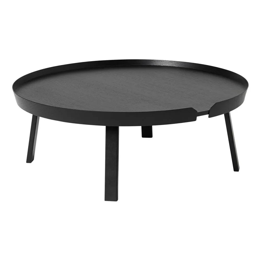 Muuto - Runder Couchtisch | Schwarz