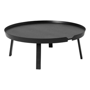 Muuto - Runder Couchtisch | Schwarz