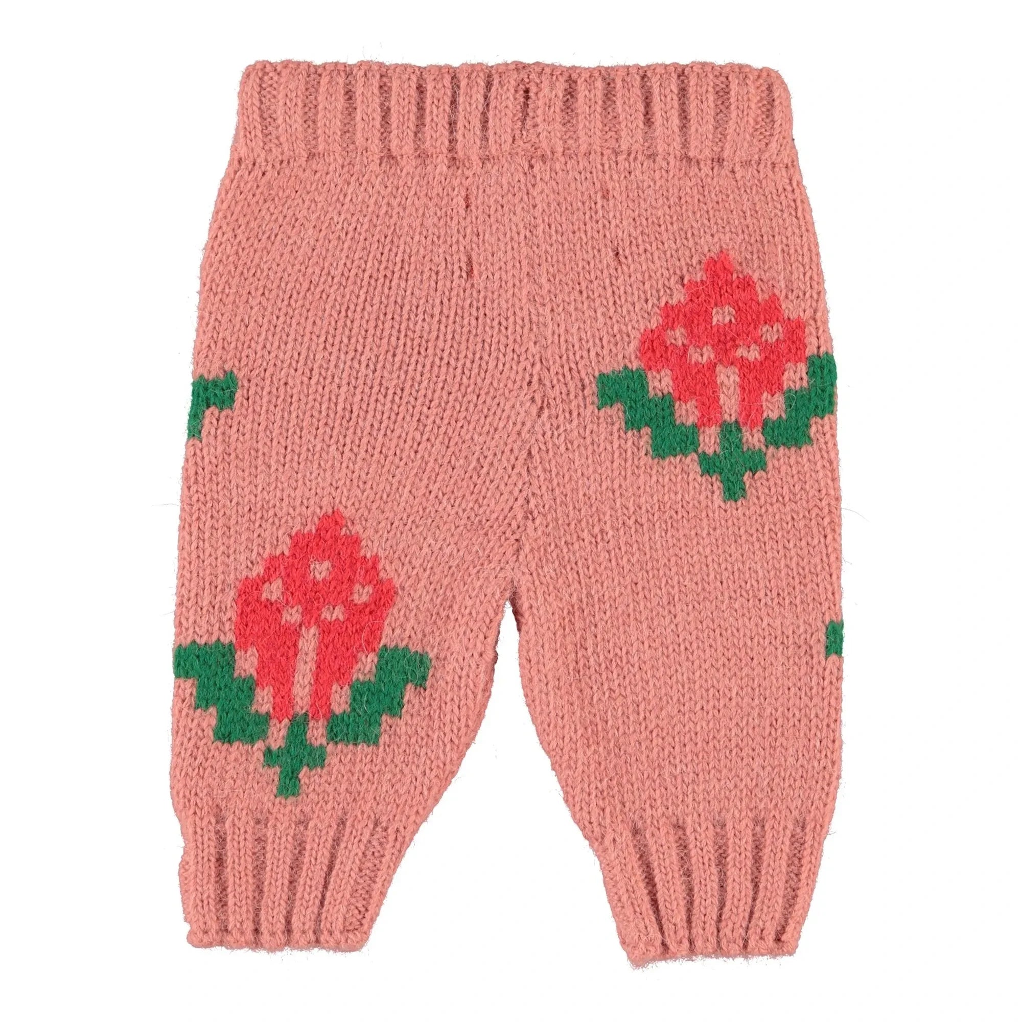 Piupiuchick - Blumen-Netzleggings | Rosa