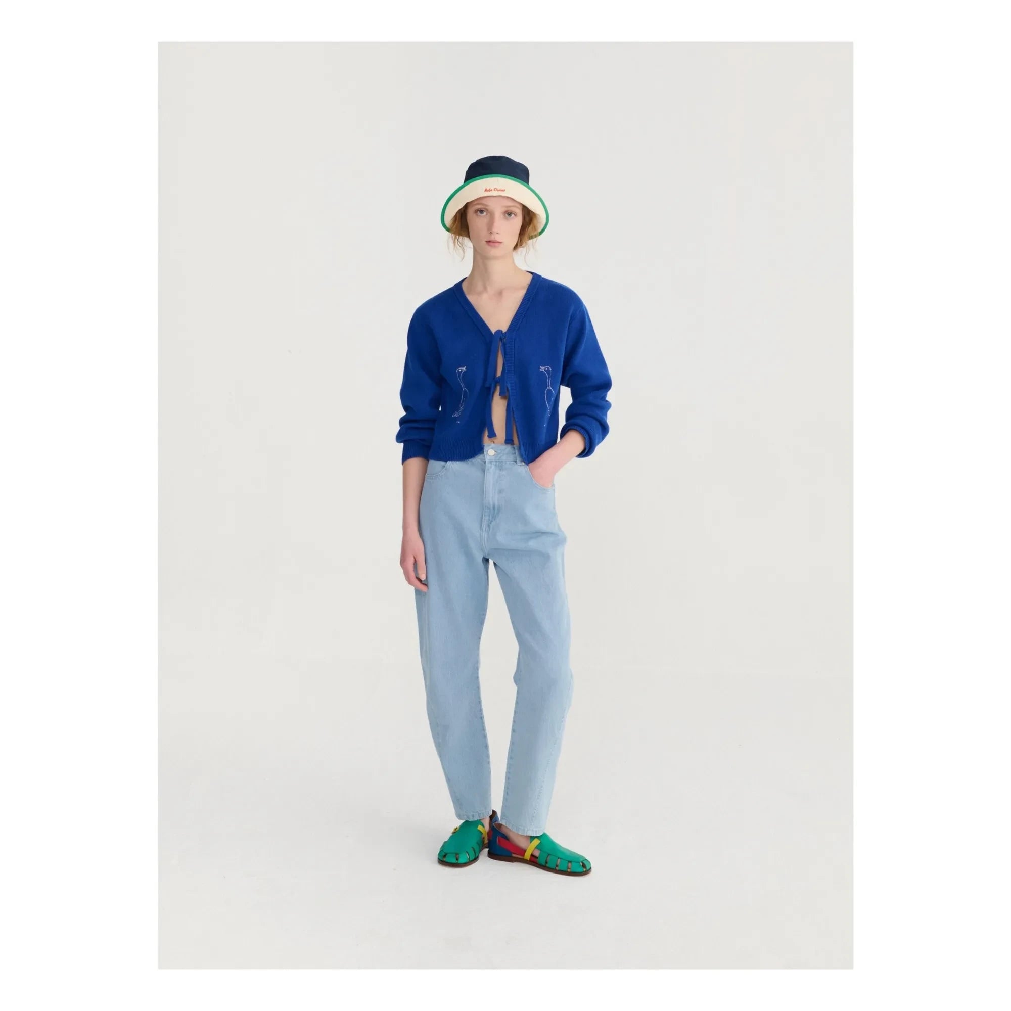 Bobo Choses - Bio-Baumwolle Birnenhose | Hellblau