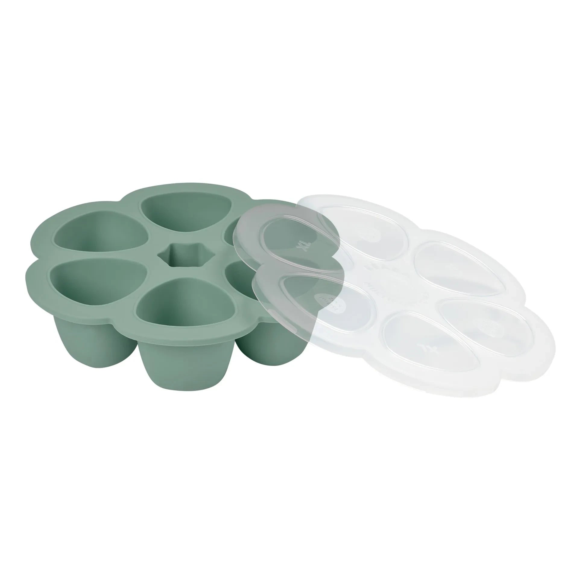 Béaba - Silikon Mehrfachform - 6 x 150 ml | Salbei