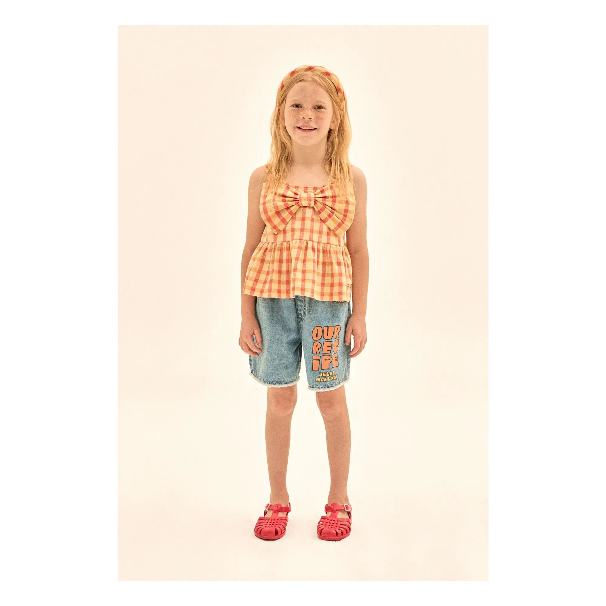 Jelly Mallow - Carreaux Knoten-Top | Gelb