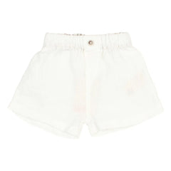 Búho – Leinen-Shorts | Weiß