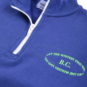 Bobo Choses – Sweatshirt mit Reißverschluss aus Bio-Baumwolle aus British Columbia | Marineblau