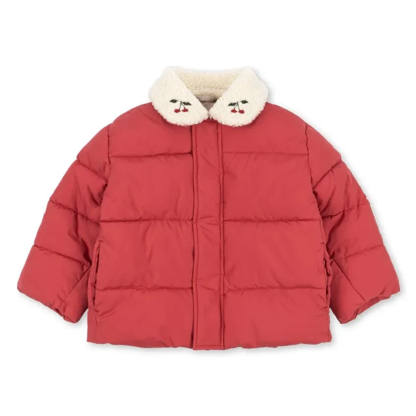 Konges Sløjd - Alpi Cerises Pufferjacke mit recycelter Faserfüllung | Rot