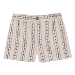 birinit - Bermuda Shorts Sariñena Flowers | Elfenbein