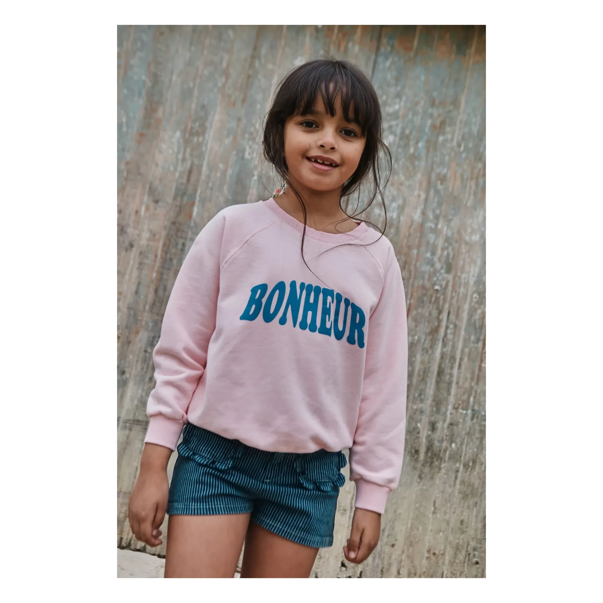Emile et Ida – Sweat Bonheur Bio-Baumwolle | Rosa