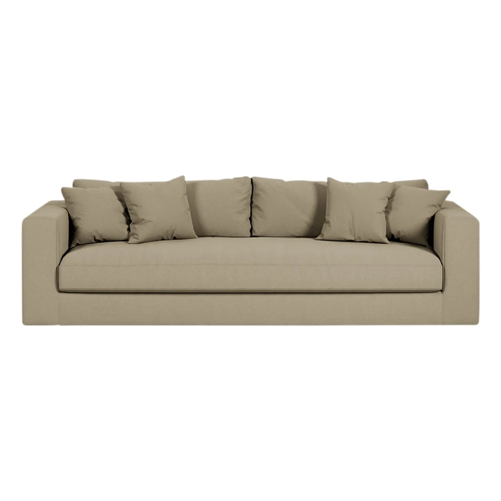 Panac Edition - Bellechasse 3-Sitzer Leichtsofa, Baumwolle und Leinen - 240 cm | Leinen