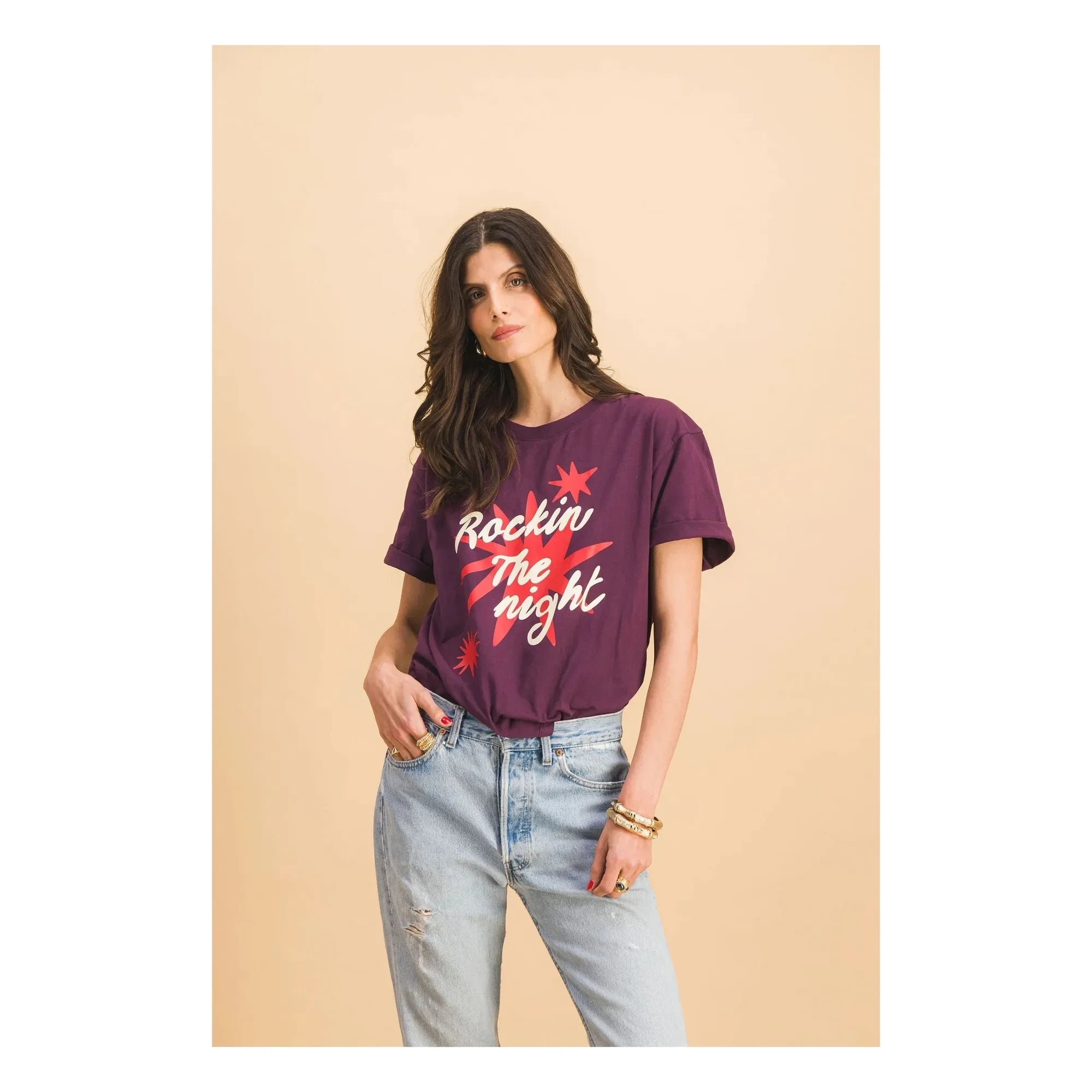 Elise Chalmin - T-shirt Rocking | Lila