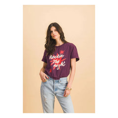 Elise Chalmin - T-shirt Rocking | Lila
