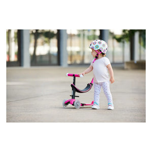 Micro - Mini 3'ü 1 Arada LED scooter | Ahududu Kırmızısı