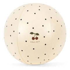 Konges Sløjd - Aufblasbarer Ballon mit marineblauen Punkten | Beige