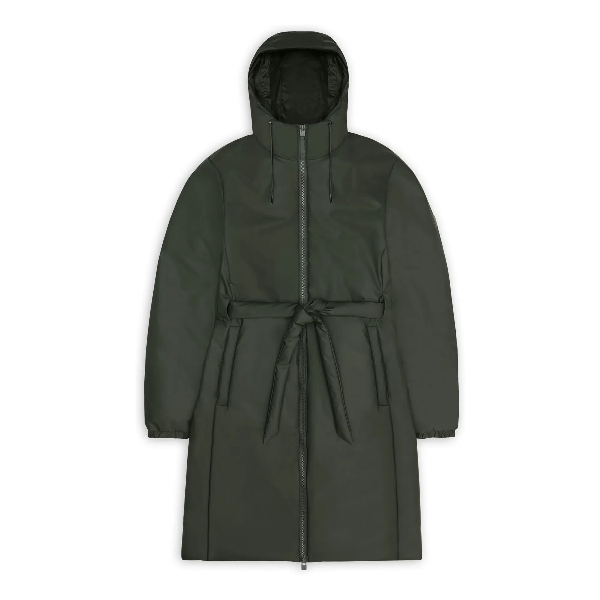 Rains - Lohja Long Hooded Parka | Khaki