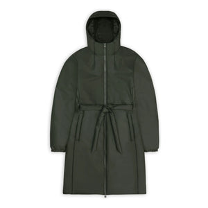 Rains - Lohja Long Hooded Parka | Khaki